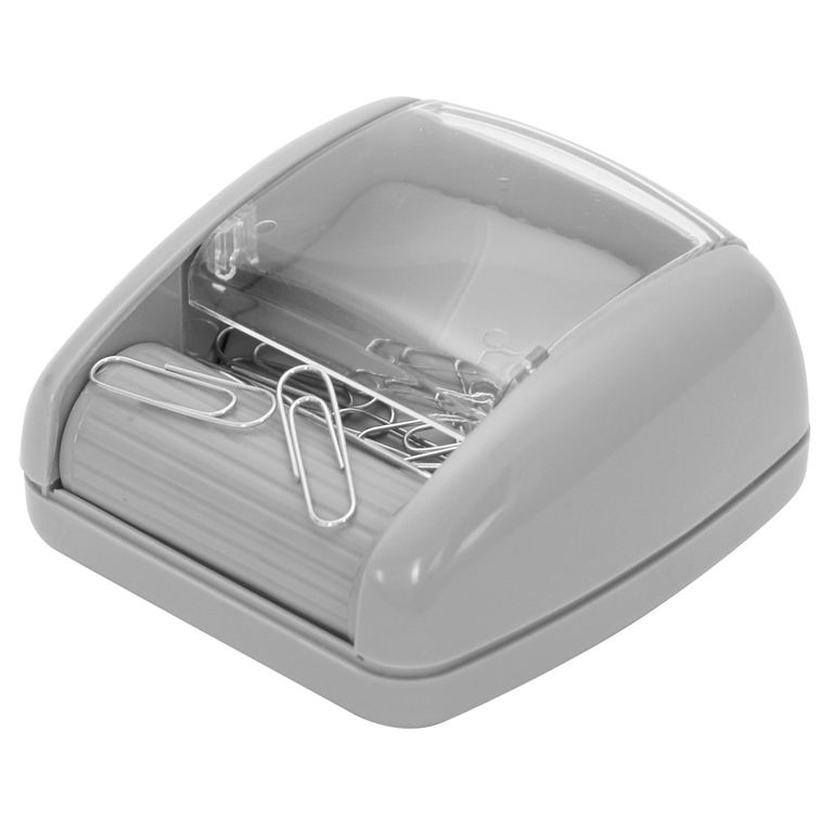 PORTACLIPS PLUS OFFICE 340 IMANTADO COLOR GRIS