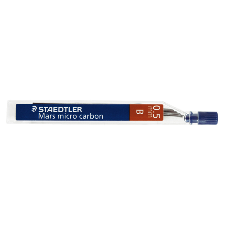 MINAS STAEDTLER 0,5 MM. TUBO 12 MINAS B