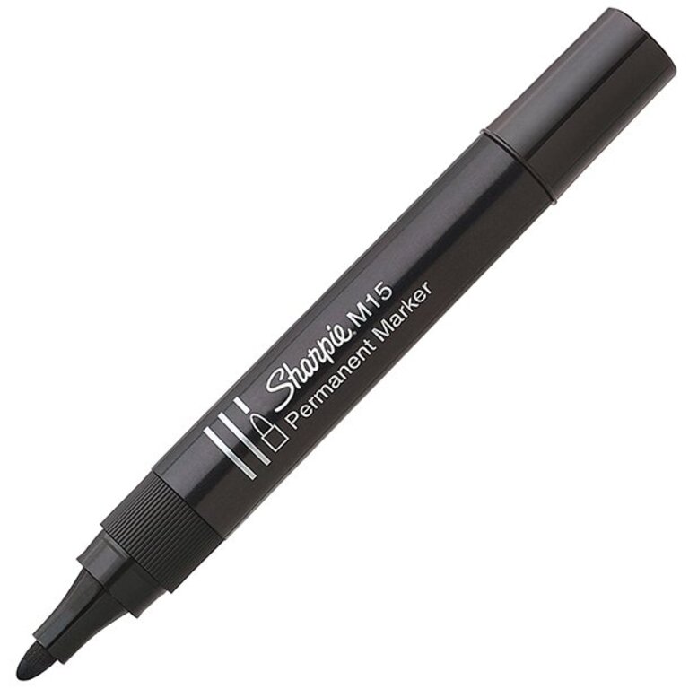 ROTULADOR MARCADOR PERMANENTE SHARPIE M15 JUMBO PUNTA REDONDA COLOR NEGRO 1,8 MM