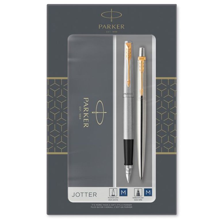 SET PARKER JOTTER ACERO BOLIA+PORTAMI