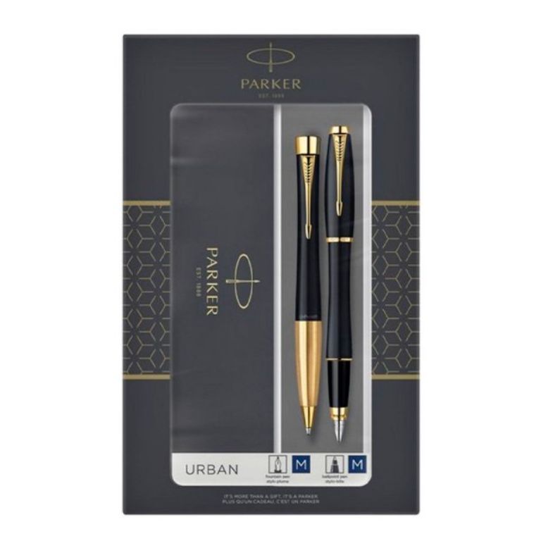 SET PARKER URBAN PLUMA+BOLI NEGRO