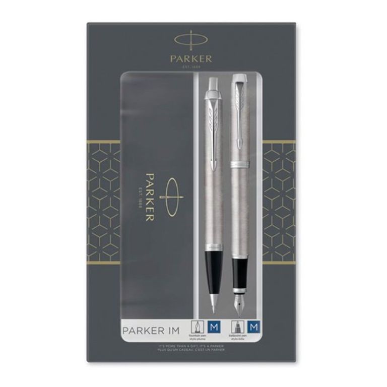 SET PARKER IM DUO ESSENTIAL P+B ACERO