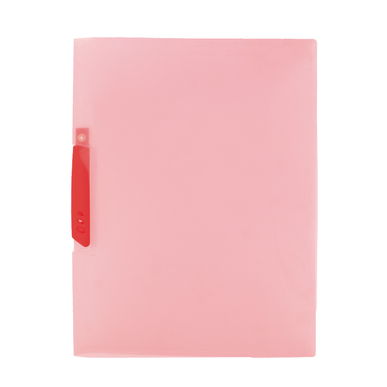 CARPETA DOSSIER PINZA PLÁSTICO PLUS OFFICE A4 240X310 MM CAPACIDAD 30 HOJAS COLOR ROJO