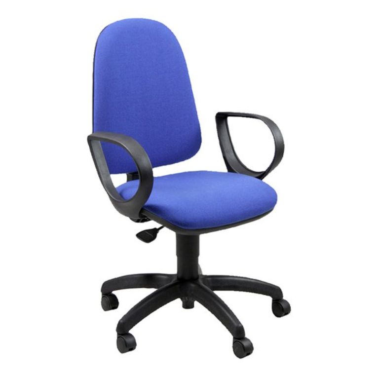 SILLA UNISIT JUSB CON REPOSABRAZOS COLOR AZUL
