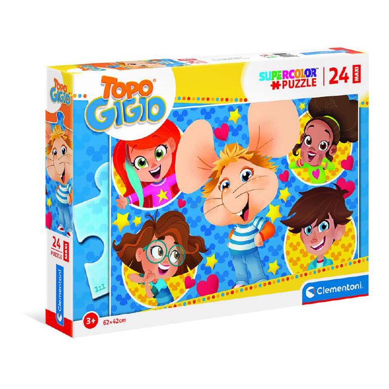 PUZZLE 24 PIEZAS MAXI TOPO GIGIO