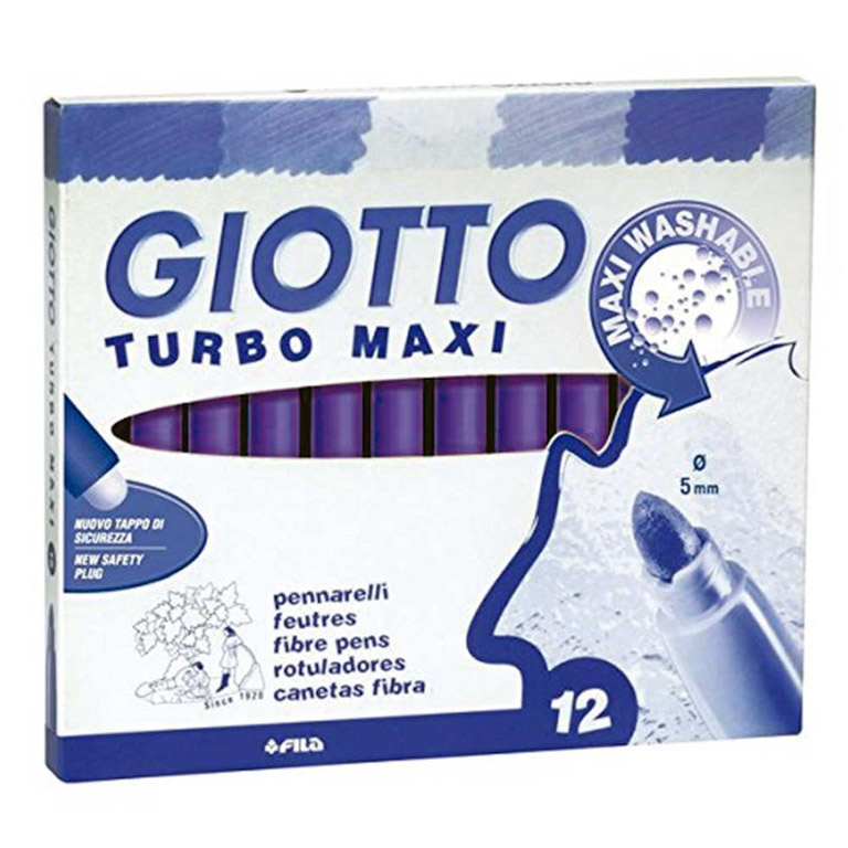 ROTULADOR GIOTTO TURBO MAXI 12 UNIDADES VIOLETA