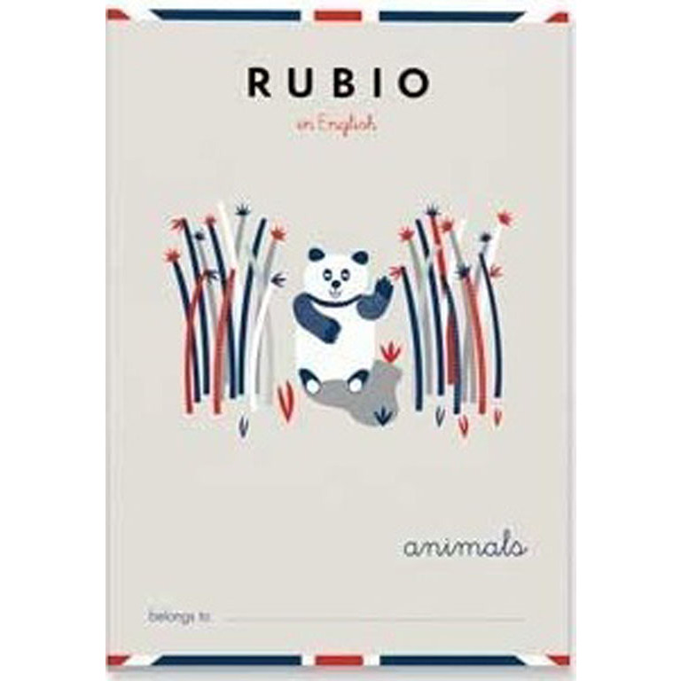 CUADER. RUBIO ENGL.ANIMALS UNIDAD