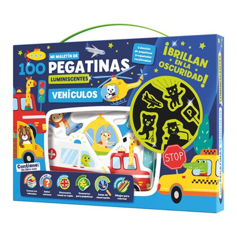 JUEGO EDUCATIVO IMAGILAND 100 PEGATINAS VEHÍCULOS
