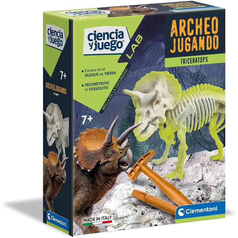 JUEGO CLEMENTONI ARQUEO TRICERATOPS F