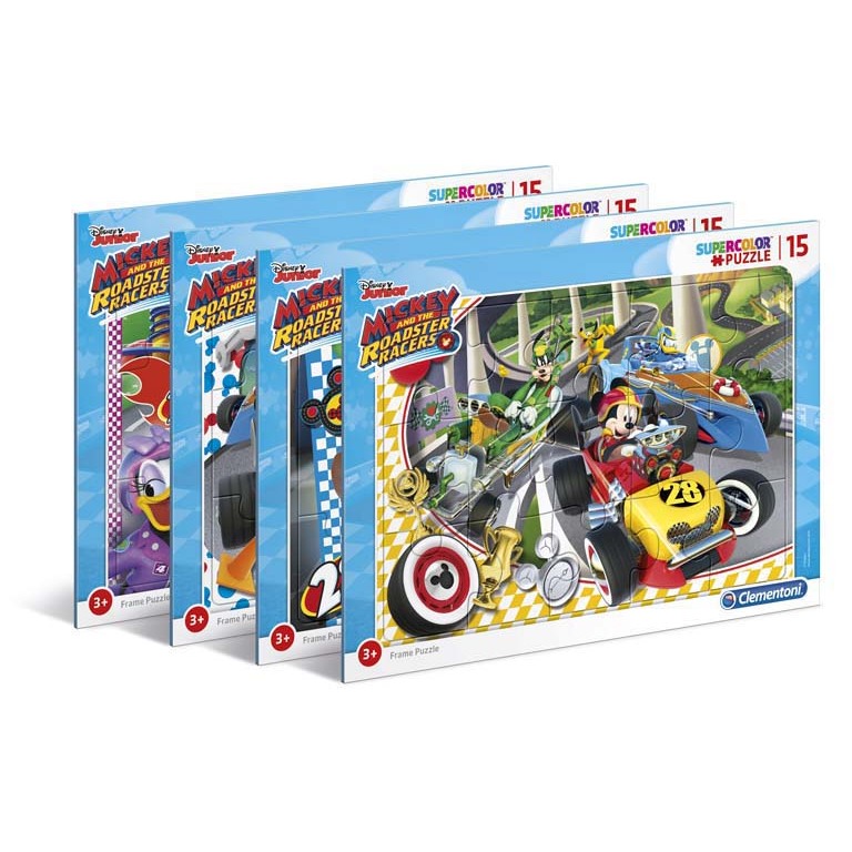 PUZZLE 15 PIEZAS MICKEY ROADSTER