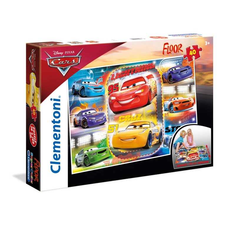 PUZZLE 40 PIEZAS CARS 3