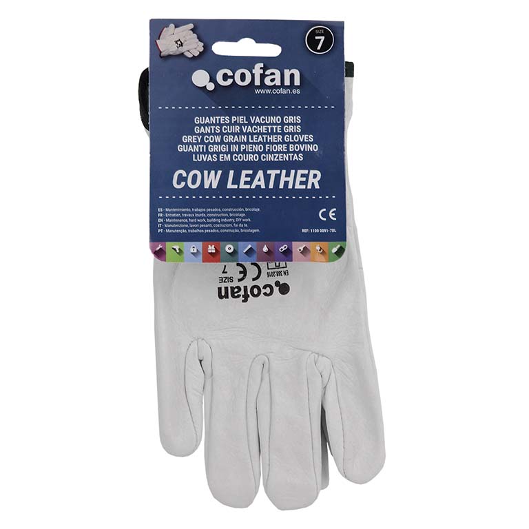 GUANTES PIEL DE VACUNA COFAN TALLA 8
