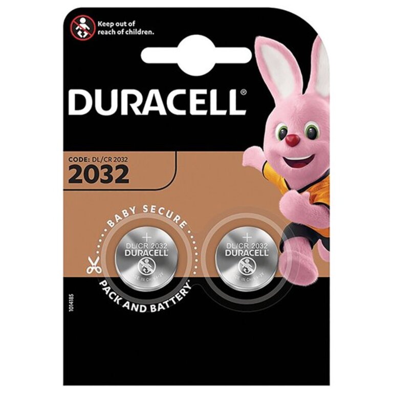 PILAS DURACELL BOTÓN 2032-3V BLISTER 2 UNIDADES