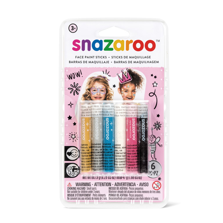 MAQUILLAJE SNAZAROO BARRAS CHICAS